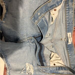 Abercrombie & Fitch Light Blue Jean Shorts